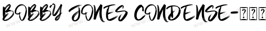 BOBBY JONES CONDENSE字体转换